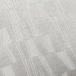 Geometric Grey Cushions - Manhattan Velvet Cushion Cover Silver Paoletti