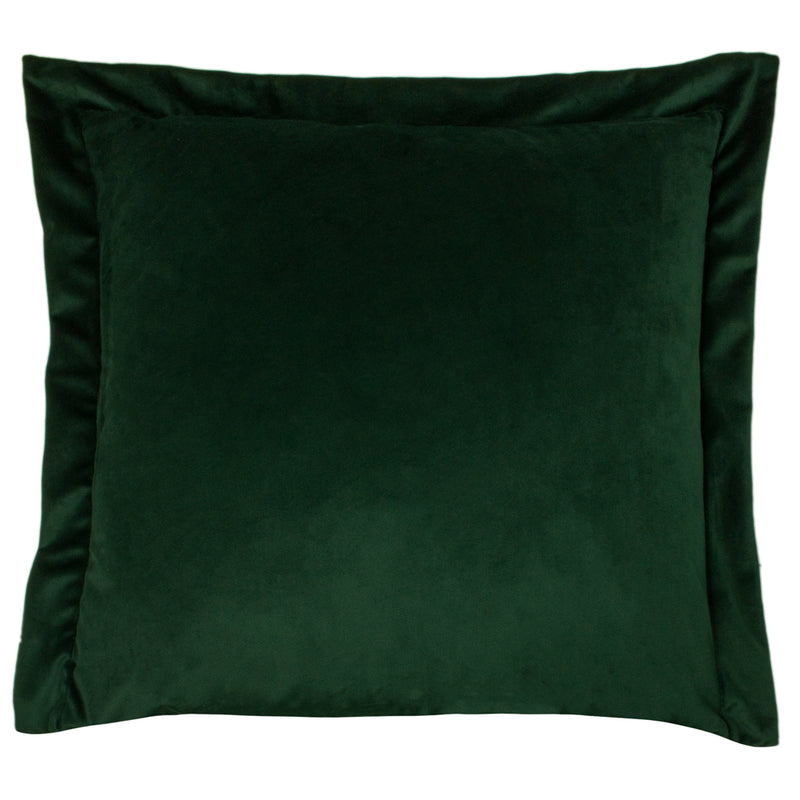 Evans Lichfield Manyara Leaves Square Cushion Cover in Forest