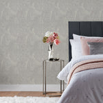 Paoletti Marble Vinyl Wallpaper in Grey