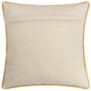 furn. Margo Embroidered Piped Cushion Cover in Latte