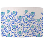 Abstract Blue Lighting - Mariani Eva Printed Lamp Shade Cobalt Voyage Maison