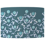 Abstract Blue Lighting - Mariani Eva Printed Lamp Shade Teal Voyage Maison