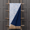 Abstract Blue Throws - Mariani Printed Fringe Throw Cobalt Voyage Maison