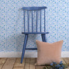 Abstract Blue Wallpaper - Mariani  1.4m Wide Width Wallpaper (By The Metre) Cobalt Voyage Maison