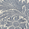 Floral Blue Cushions - Marigold Embroidered Cushion Cover Indigo Morris & Co