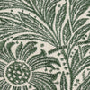 Floral Green Cushions - Marigold Embroidered Cushion Cover Leaf Green Morris & Co