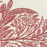 Floral Red Cushions - Marigold Embroidered Cushion Cover Russet Morris & Co