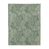 Floral Green Throws - Marigold Jacquard Throw Green Morris & Co