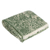 Floral Green Throws - Marigold Jacquard Throw Green Morris & Co