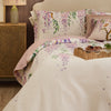 Floral Purple Bedding - Mariposa Printed Duvet Cover Set Purple Voyage Maison