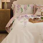 Floral Purple Bedding - Mariposa Printed Duvet Cover Set Purple Voyage Maison