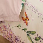 Floral Purple Bedding - Mariposa Printed Duvet Cover Set Purple Voyage Maison