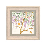 Floral Purple Wall Art - Mariposa  Framed Print Birch/Cream Voyage Maison