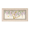 Floral Purple Wall Art - Mariposa  Framed Print Birch/Cream Voyage Maison