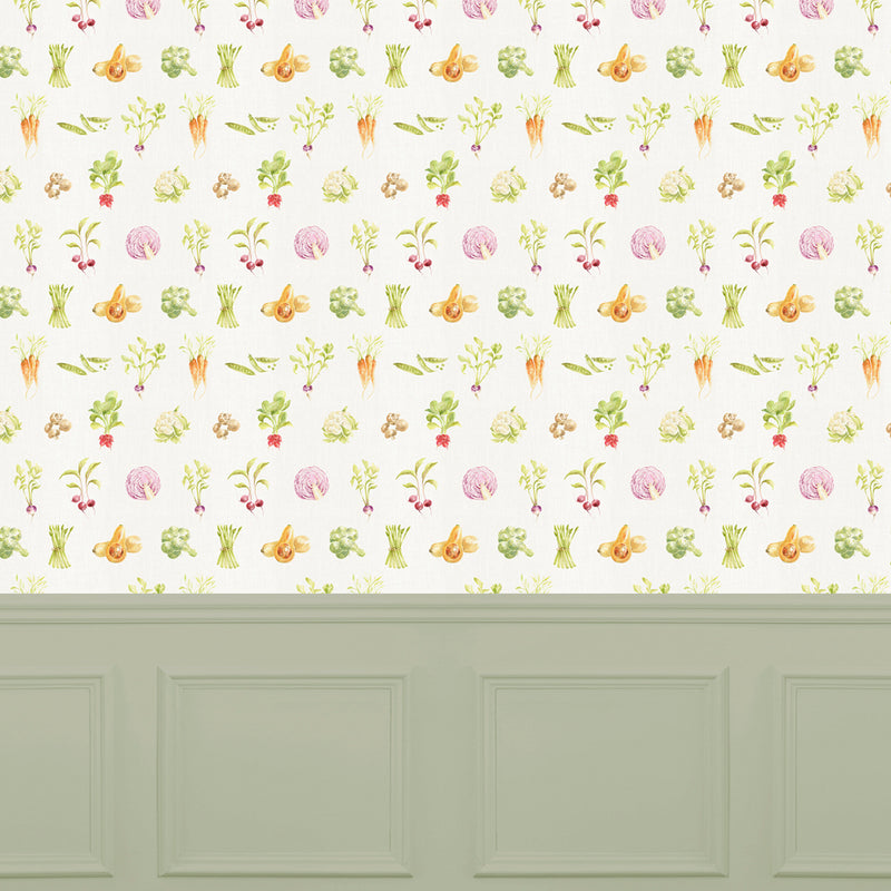 Voyage Maison Market 1.4m Wide Width Wallpaper in Cream