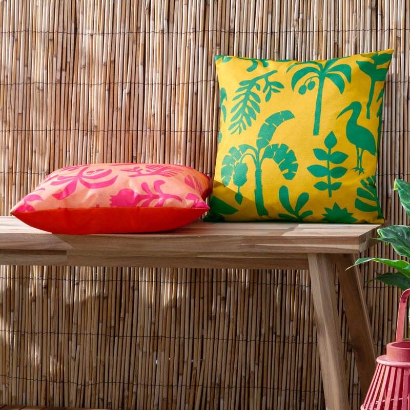 Jungle Orange Cushions - Marula Outdoor Cushion Cover Coral/Pink furn.