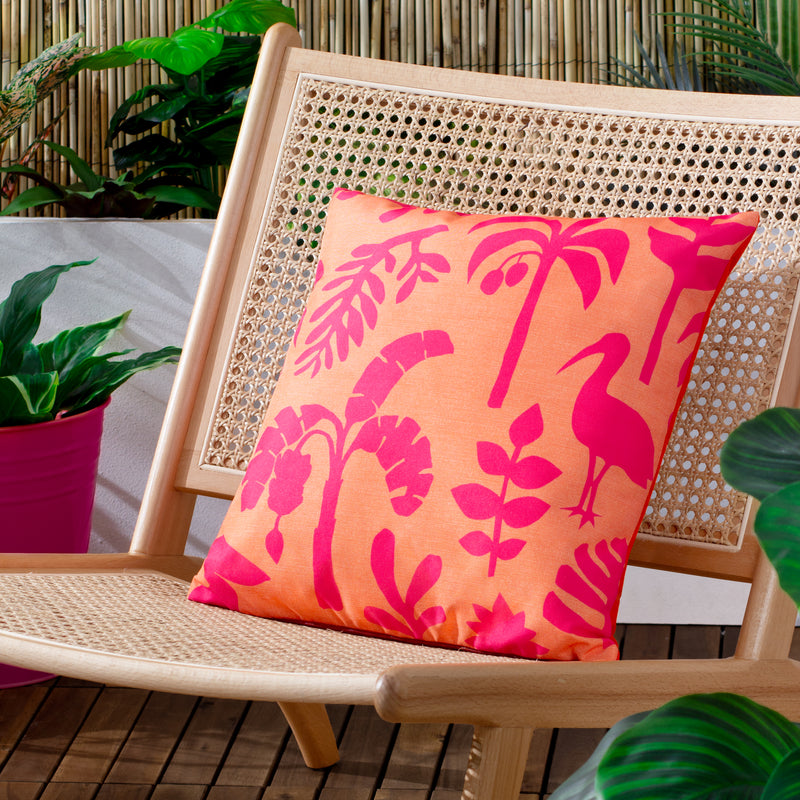 Jungle Orange Cushions - Marula Outdoor Cushion Cover Coral/Pink furn.