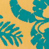 Jungle Blue Rugs - Marula Indoor/Outdoor 100% Recycled Rug Yellow/Teal furn.