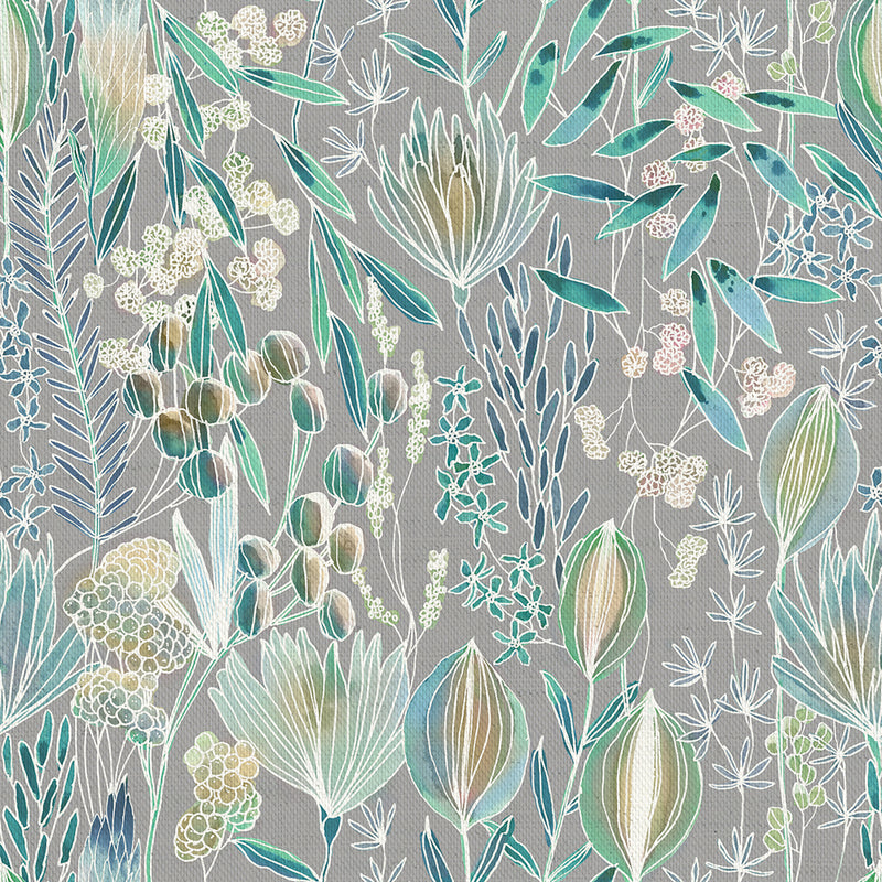 Voyage Maison Masina Printed Cotton Fabric in Mineral