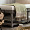 Plain Cream Furniture - Matilda  Bench Stone Voyage Maison