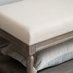 Plain Cream Furniture - Matilda  Bench Stone Voyage Maison