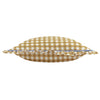 Check Gold Cushions - Maude Gingham Reversible Piped Cushion Cover Gold furn.