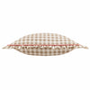 Check Beige Cushions - Maude Gingham Reversible Piped Cushion Cover Natural furn.