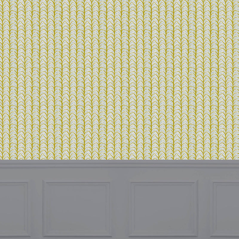 Voyage Maison Mawar 1.4m Wide Width Wallpaper in Citrus