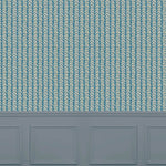 Voyage Maison Mawar 1.4m Wide Width Wallpaper in Indigo