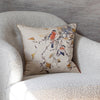 Floral Beige Cushions - Mayflower Printed Cushion Cover Stone Darren Woodhead