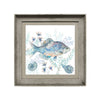 Animal Blue Wall Art - Mazaro  Framed Print Stone/Marine Voyage Maison