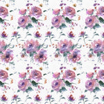 Voyage Maison Mazurka Printed Cotton Fabric in Damson