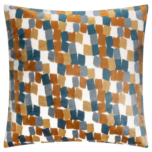  Cushions - Metro Blocks  Feather Filled Cushion Ginger Furn