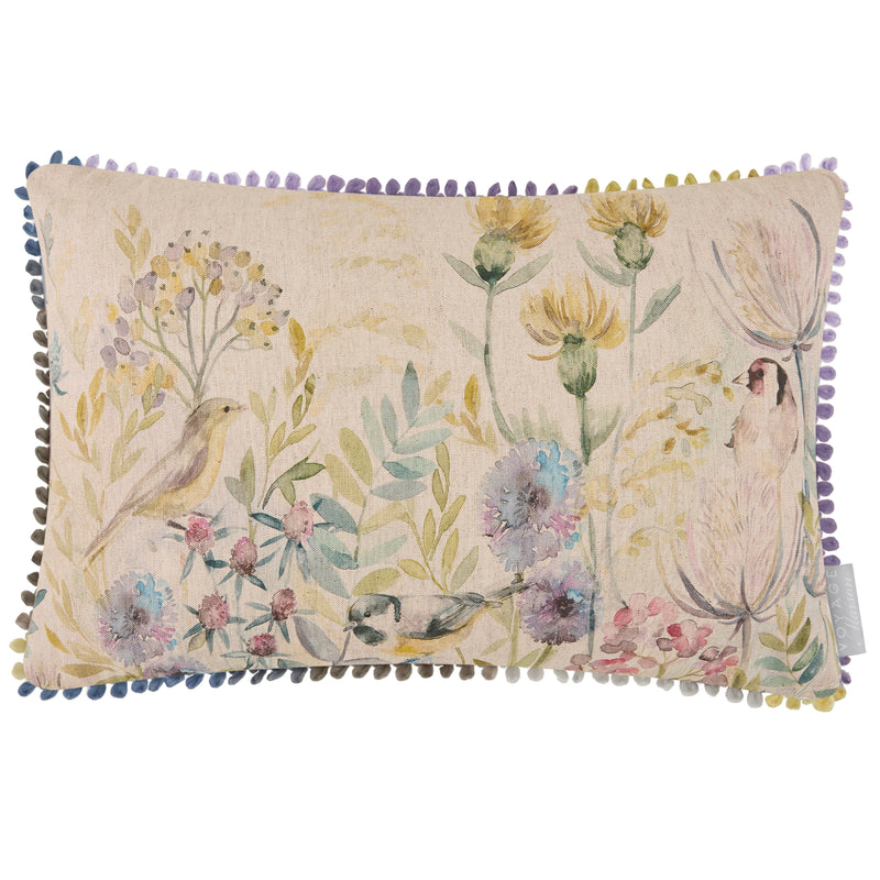  Cushions - Morning Chorus Rectangular Cushion Cover Cream Voyage Maison