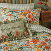 Check Green Cushions - Meadow Haze Embroidered Ruffle Cushion Cover Green furn.