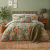 Check Green Bedding - Meadow Haze Printed Duvet Cover Set Green furn.