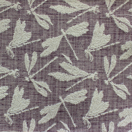 Voyage Maison Meddon Woven Jacquard Fabric in Damson