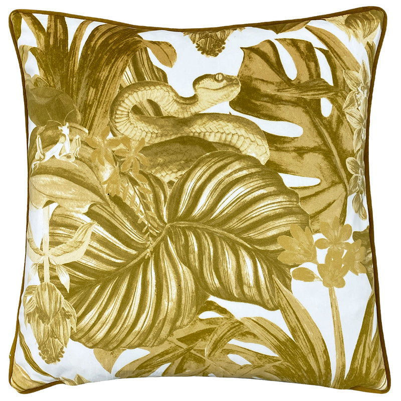 furn. Medinilla Tropical Cushion Cover in Mustard