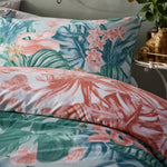 furn. Medinilla Tropical Duvet Cover Set in Sage/Blush