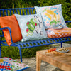 Check Blue Cushions - Mediterranean Limon Outdoor Cushion Cover Sky Blue Furn