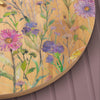 Medmerry Printed Wooden Clock Honey Oak