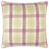 Check Purple Cushions - Medmerry Reversible Outdoor Cushion Cover Elderberry Voyage Maison