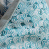 Abstract Blue Cushions - Melia Printed Piped Feather Filled Cushion Glacier Voyage Maison