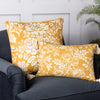 Paoletti Melrose Floral Cushion Cover in Honey