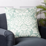 Paoletti Melrose Floral Cushion Cover in Sage