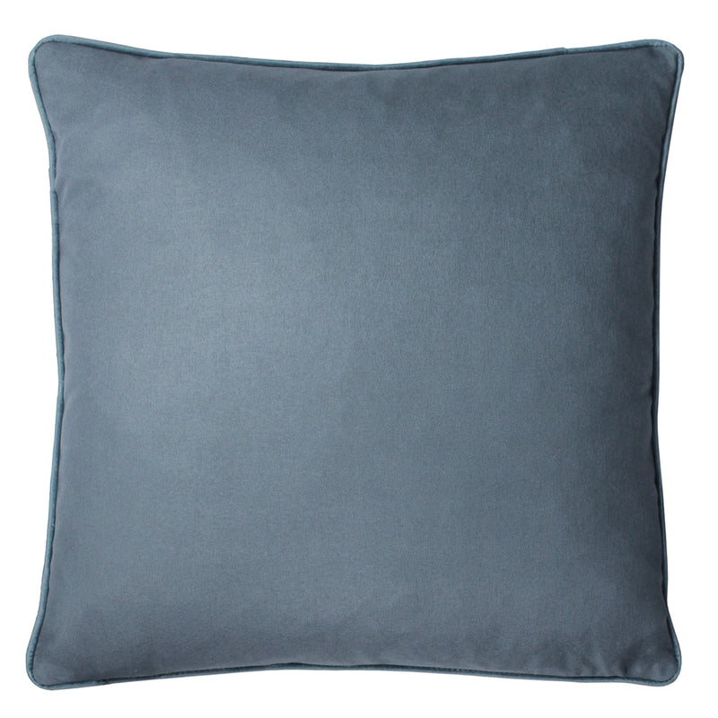 Paoletti Melrose Floral Cushion Cover in Slate Blue