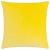 Paoletti Mentera Cotton Velvet Cushion Cover in Yellow/Peach Crush