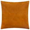 Geometric Orange Cushions - Metro Prism Velvet Feather Filled Cushion Ginger Furn
