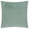 Geometric Green Cushions - Metro Prism Velvet Feather Filled Cushion Green Furn
