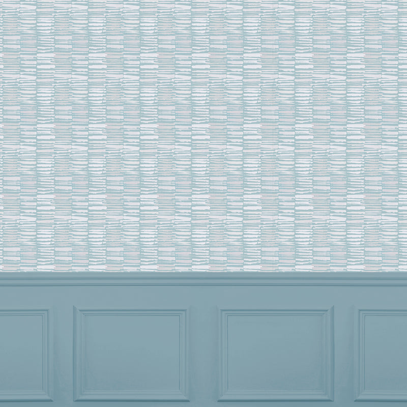 Voyage Maison Merapi 1.4m Wide Width Wallpaper in Aqua